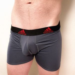 Adidas Grey Boxer Brief M